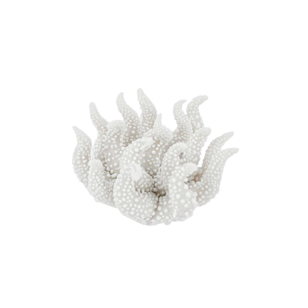 APPLICAZIONE CORALLO AVORIO GOCCE DI RUGIADA PORCELLANA DIAM.4